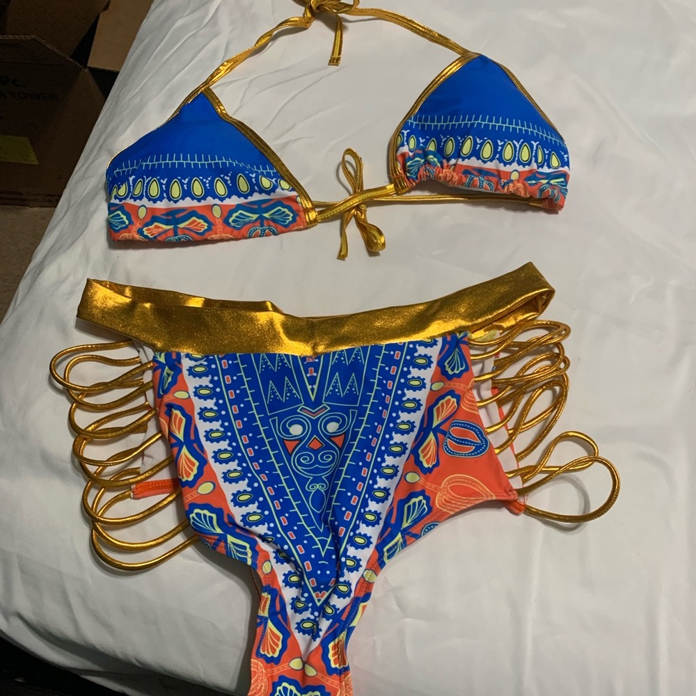 Tribal Print Swimsuit